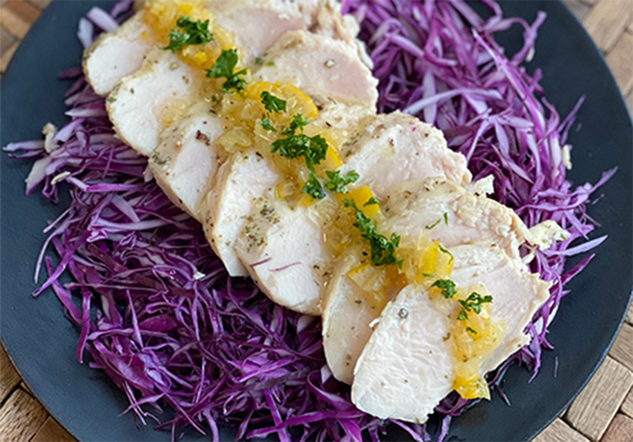 下味に1日漬けこんでおいしい　レモンサラダチキン